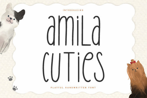 Amila Cuties: A Font for Creative Business