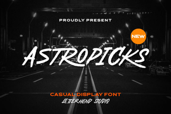 Astropicks: A Bold Font for Editorial Design