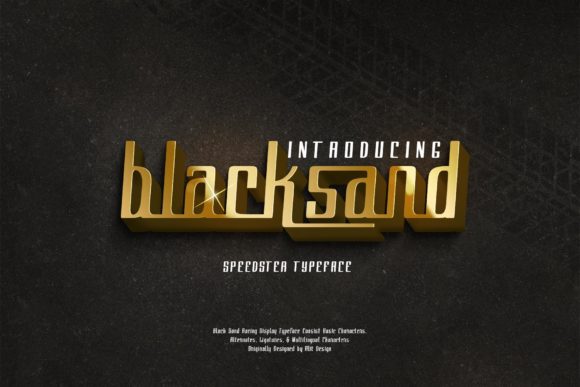 Black Sand: A Bold Font for Business