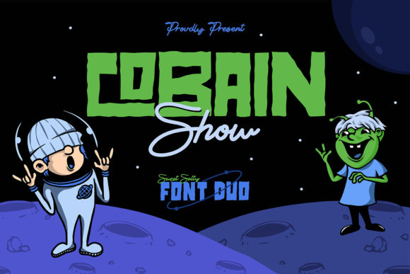 Cobain Show: A Bold Display Font