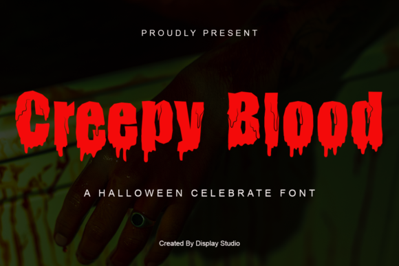 Creepy Blood Font Review