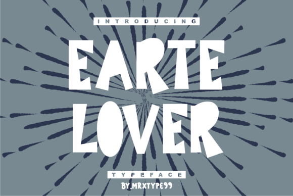 Earte Lover Font: Bold & Beautiful