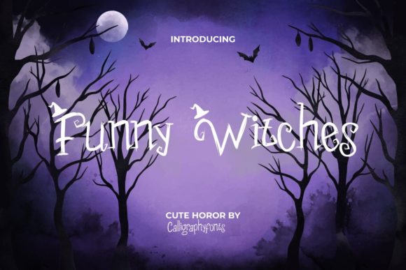 Funny Witches Font for Spooky Campaigns