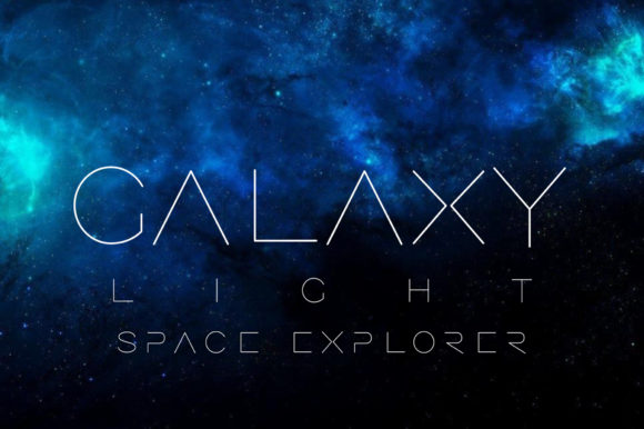 Galaxy Light Font for Web Design