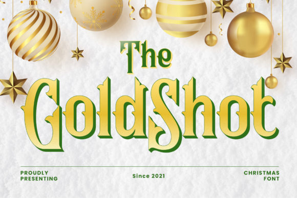 Gold Shot: A Joyful Display Font
