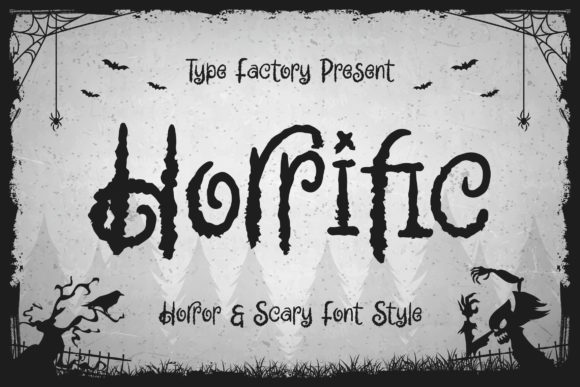 Horrific: A Scary Display Font