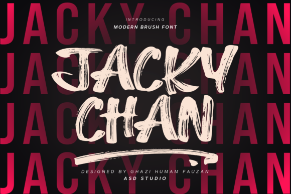 Jacky Chan Font: Bold and Beautiful