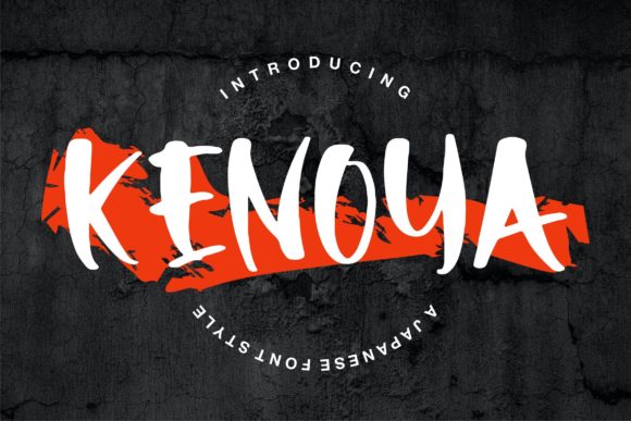 Kenoya: A Beautiful Display Font