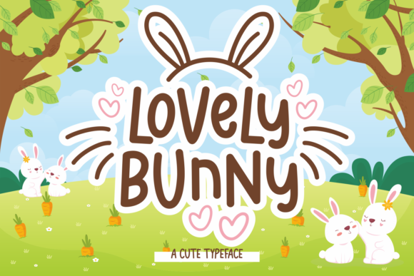 Lovely Bunny Font for Creative Design