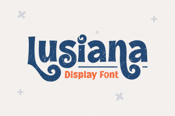 Lusiana: A Bold Display Font for Designers