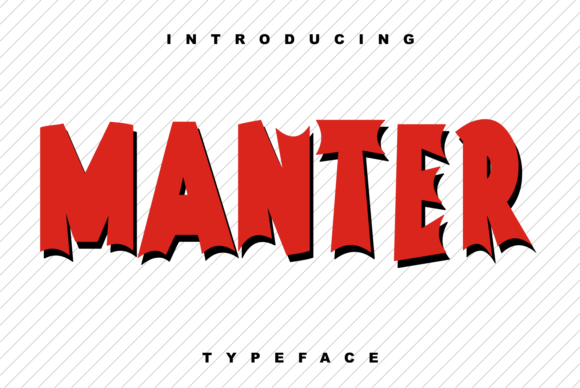 Manter: A Bold Display Font for Impactful Campaigns
