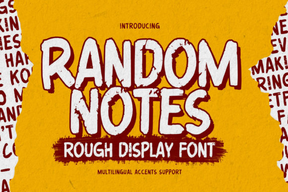 Random Notes Font for Business