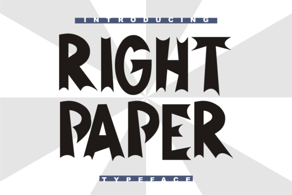 Right Paper Font for Web Design