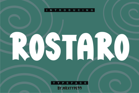 Rostaro: A Bold Display Font for Makers