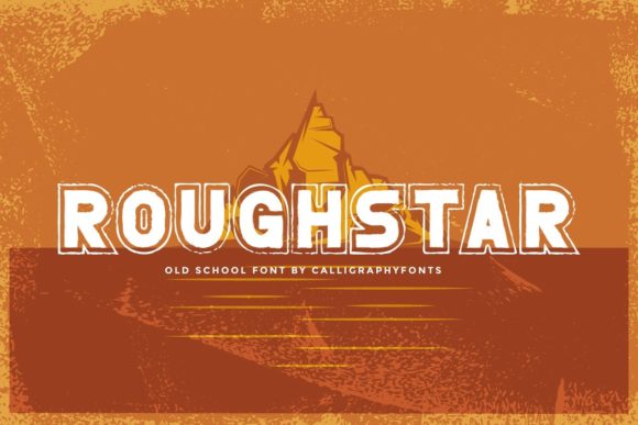 Roughstar: A Bold Display Font for Creative Campaigns