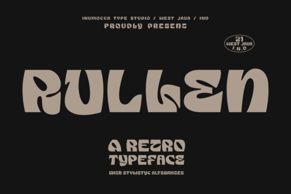 Rullen: A Retro Display Font