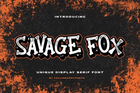 Savage Fox Font for Bold Branding
