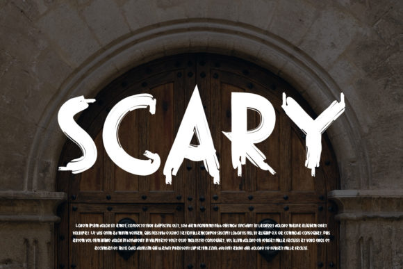 Scary: A Playful Display Font