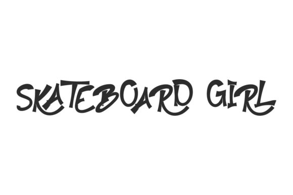 Skateboard Girl: A Bold Display Font