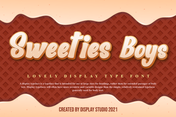 Sweeties Boys: A Playful Display Font